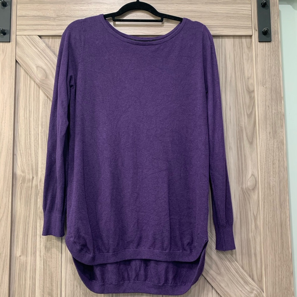 Purple Tunic Sweater